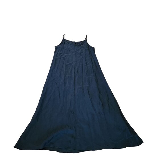 Vintage Black Silk Slip Dress - Picture 1 of 11